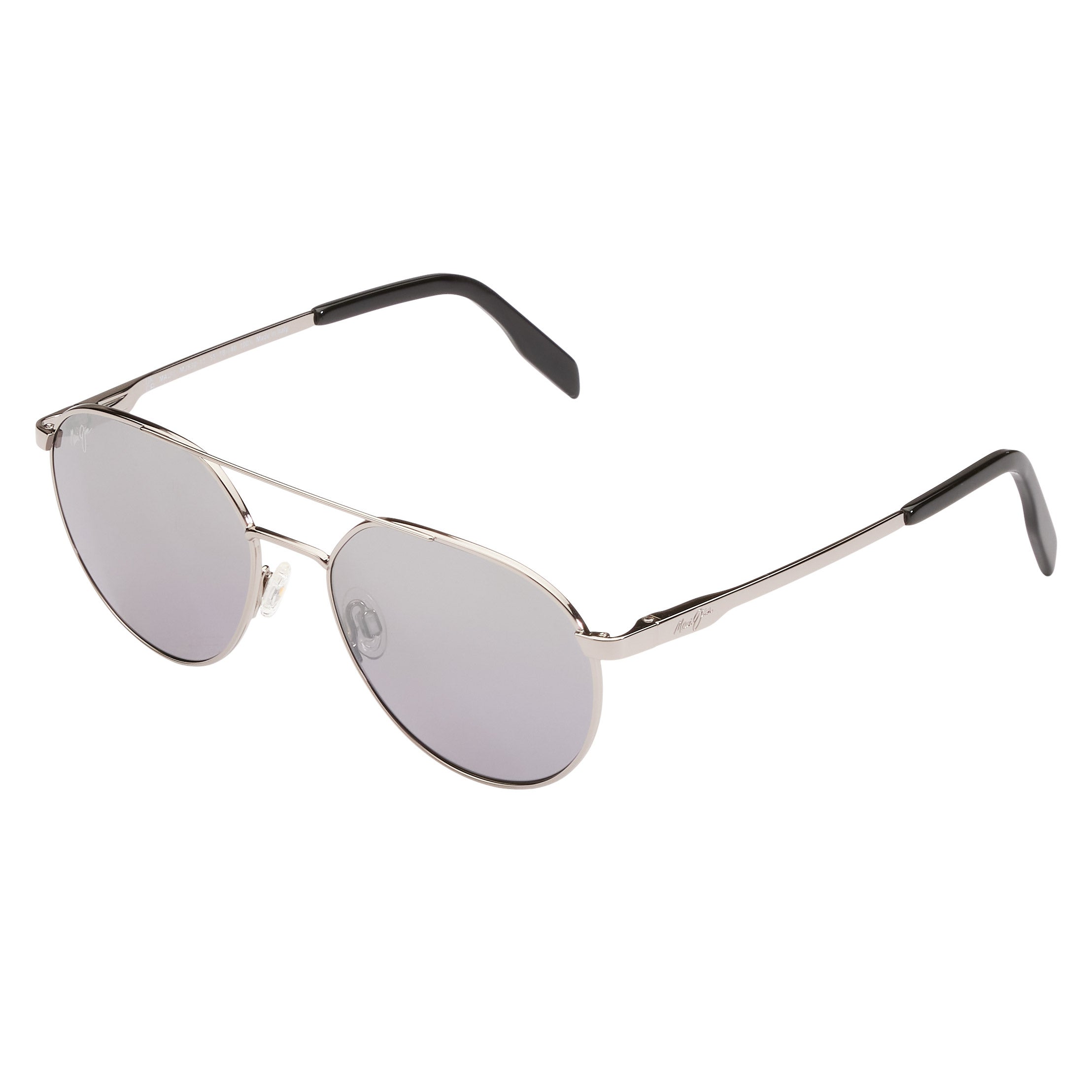 Maui Jim Waterfront DSB830-11 Grey Metal Dual Mirror (Silver-to
