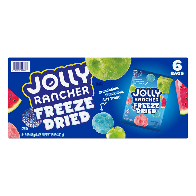 HERSHEY JOLLY RANCHERS 6PK FREEZE DRIED