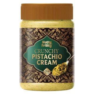 NUTTY & FRUITY CRUNCY PISTACHIO CREAM 21 OUNCE JAR