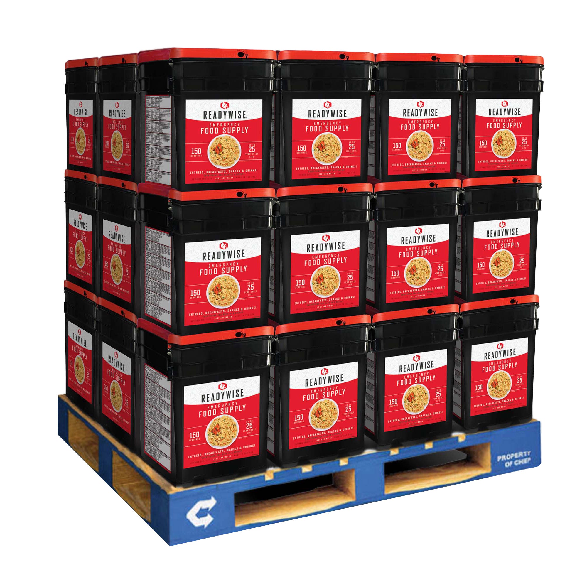 Readywise 5400 Serving Ultimate Variety Emergency Food Pallet (5,400 Total Servings)