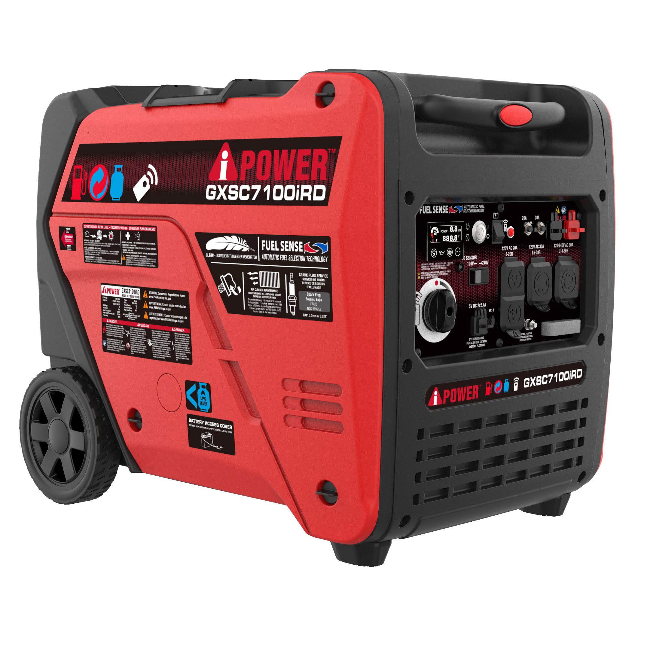 portable solar generator with panels Lion Summit 530W/665Wh LifePO4 Power Generator main image 0