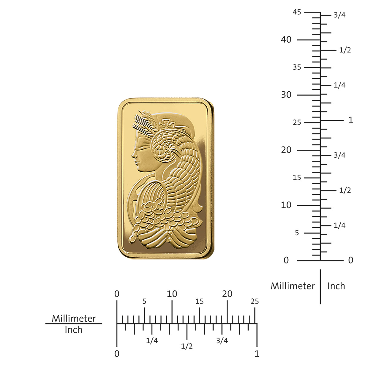1/2 oz Gold Bar PAMP Suisse Lady Fortuna Veriscan (New In Assay