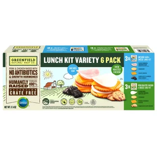 GREENFIELD LUNCH KIT HAM/CHICKEN 6/2.9 OZ