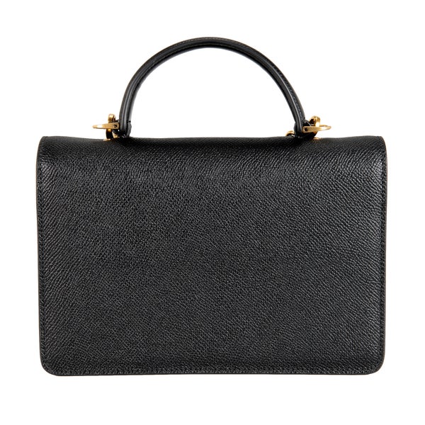 Ferragamo Gancini Minibag Crossbody, Black | Costco Ferragamo Gancini Minibag Crossbody, Black | Costco