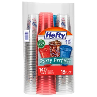 Hefty Party Perfect Cups, 18 fl oz, 140-count