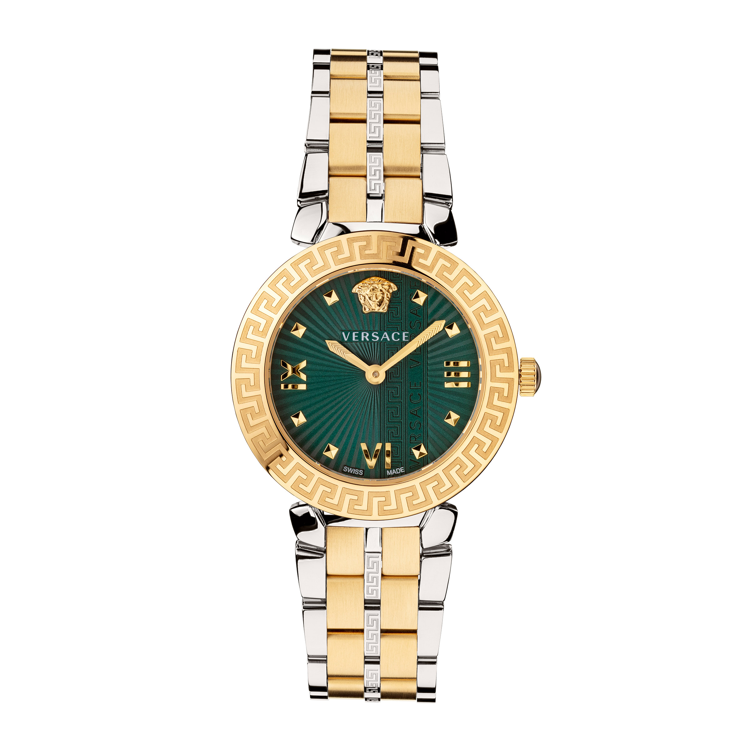Versace Greca Icon Green Dial Ladies Watch | Costco