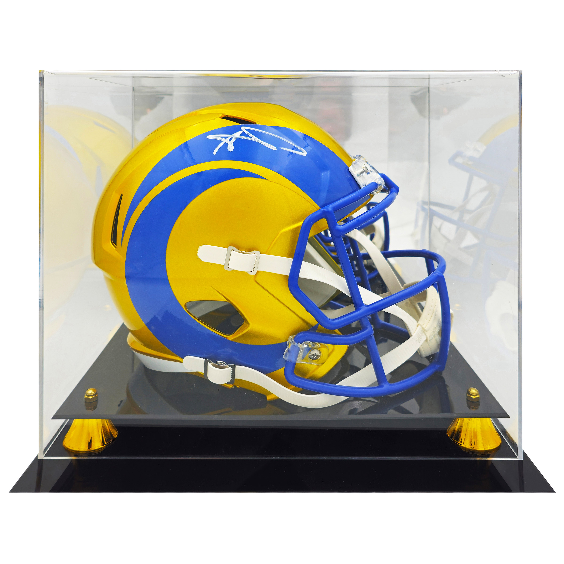 Aaron Donald Los Angeles Rams Autographed Flash Yellow Full Size