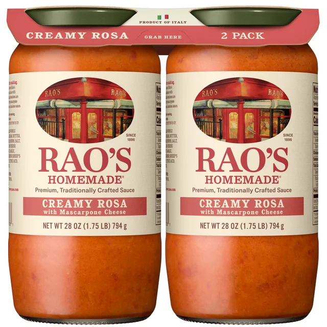 RAO'S CREAMY ROSA SAUCE 2 PACK 28 OUNCES EACH