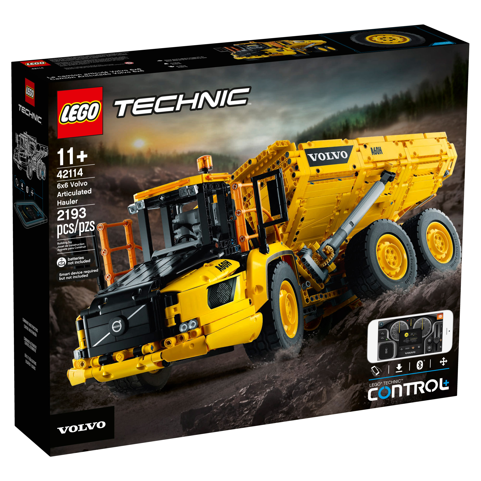 LEGO Technic 6x6 Volvo Articulated Hauler - 42114