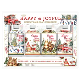 HAPPY & JOYFUL HOLIDAY HAND SOAP 4/21.5 FL OZ