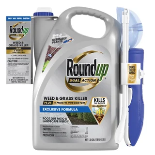 Roundup Dual Action Weed and Grass Killer Plus 4 Month Preventer with Easy Mix Refill