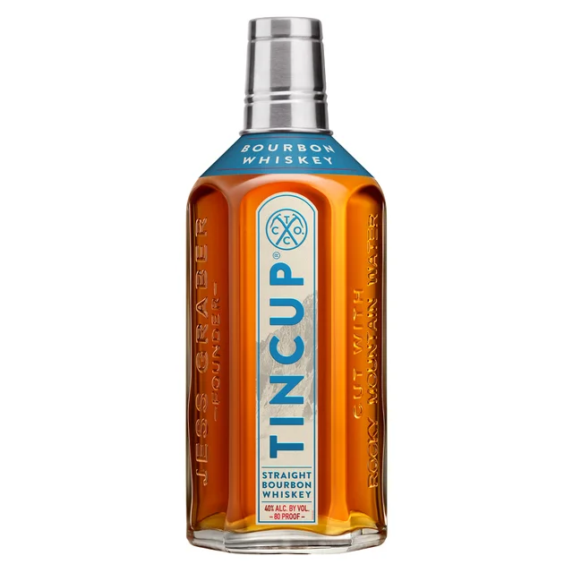 TIN CUP STRAIGHT BOURBON INDIANA 1.75L