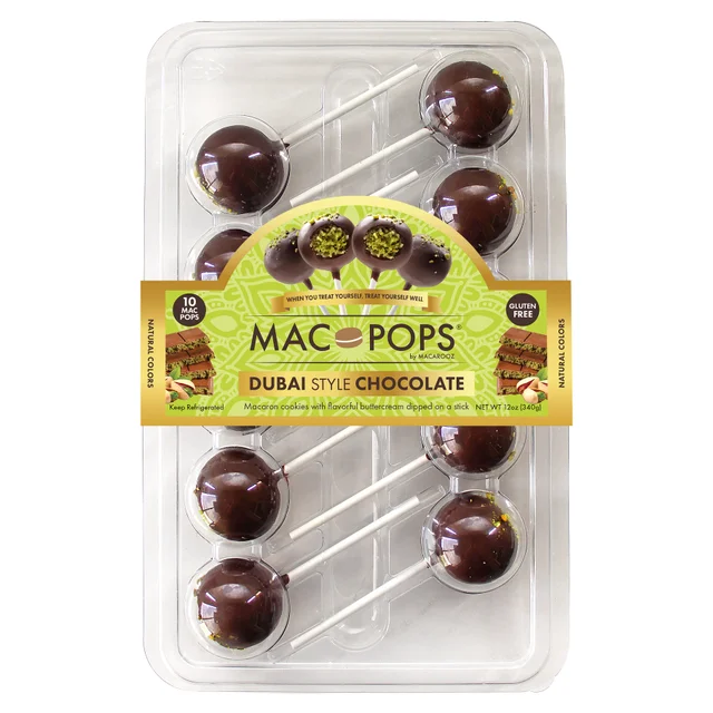 MACAROOZ DUBAI CHOC MAC POP 10 COUNT