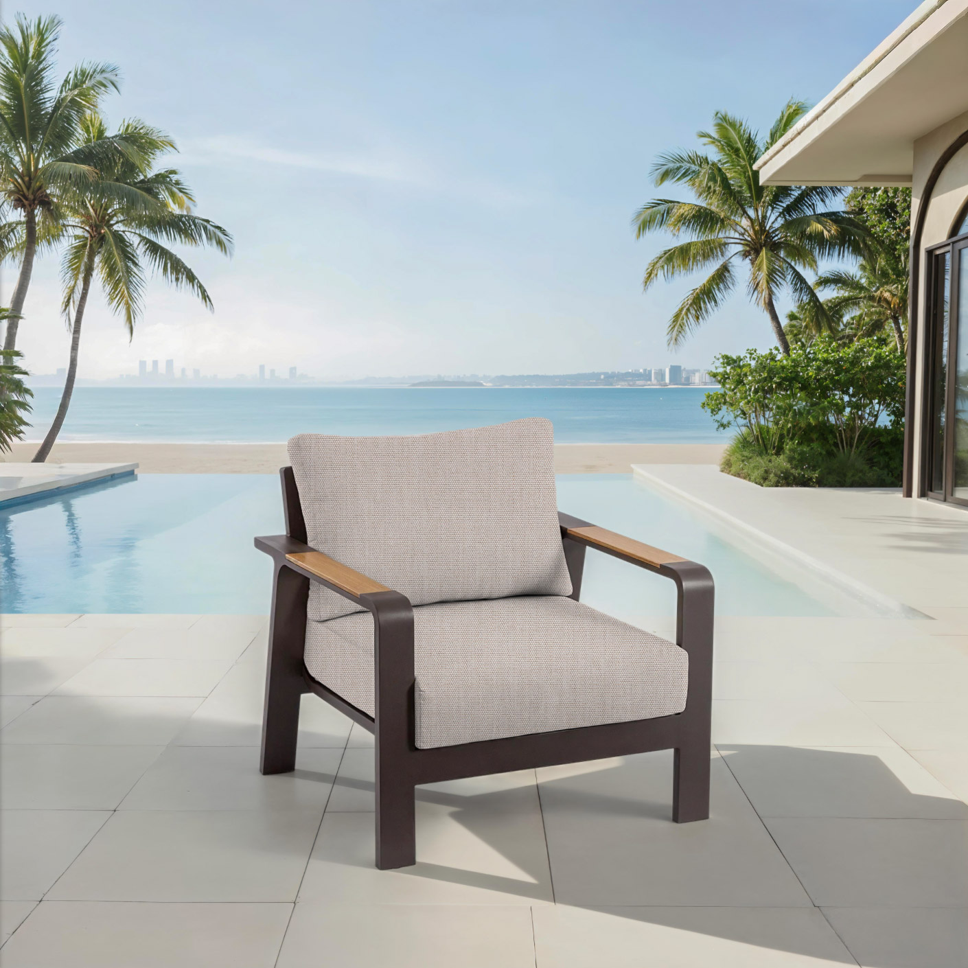 MoDe Trenton 4-piece Outdoor Patio Deep Seating Set | Costco