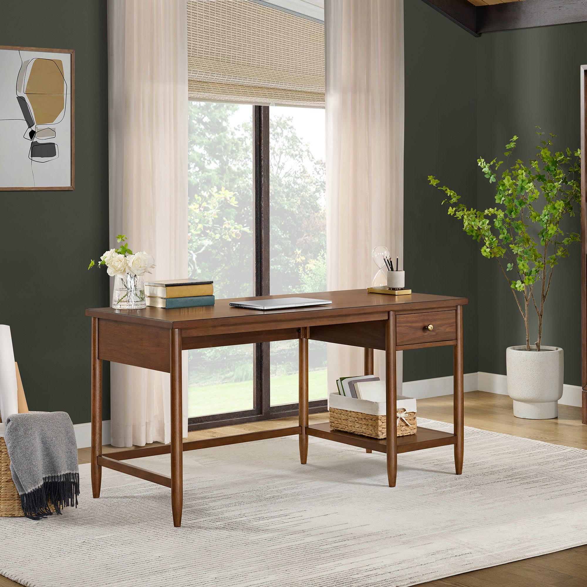 Lincoln Ridge 60” Writing Desk | Costco