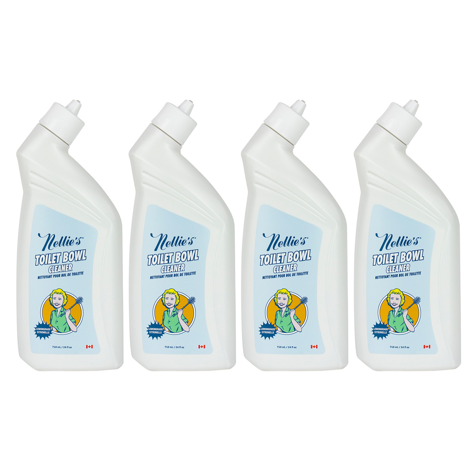 Nellie's Toilet Bowl Cleaner, 4-pack