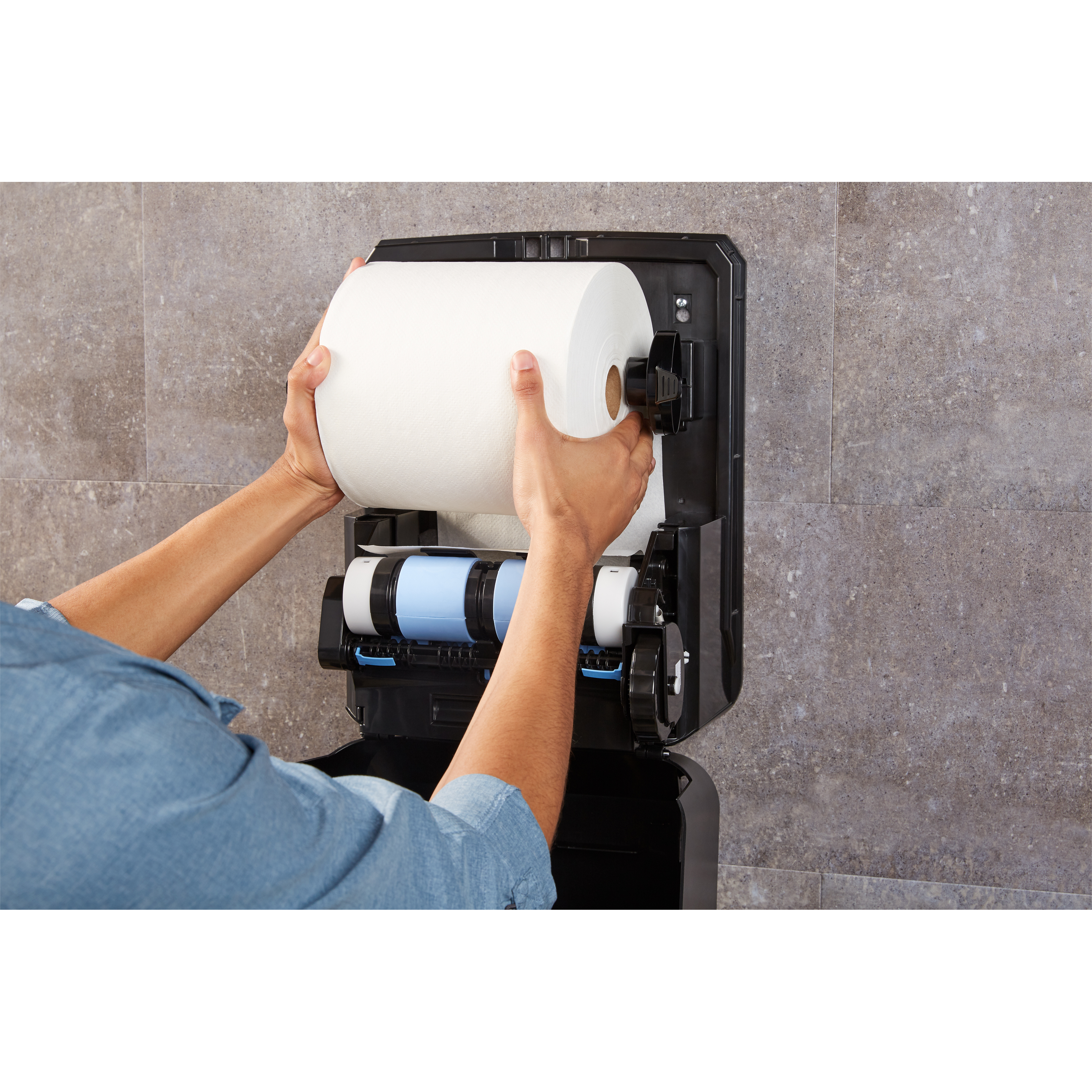 Marathon Mechanical Paper Towel Dispenser, Black | Costco