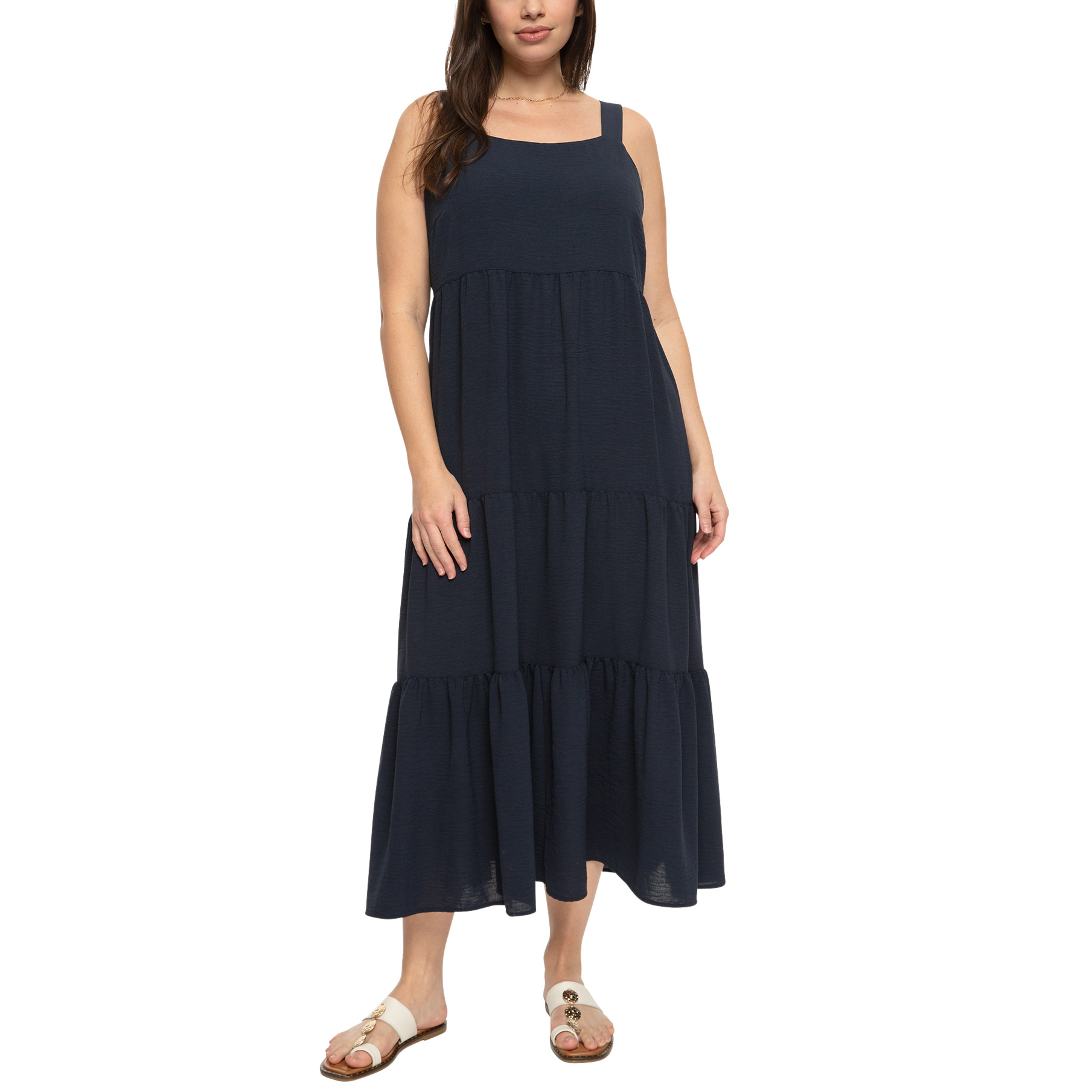 Black Bow Women's Tiered Maxi Dress | Costco