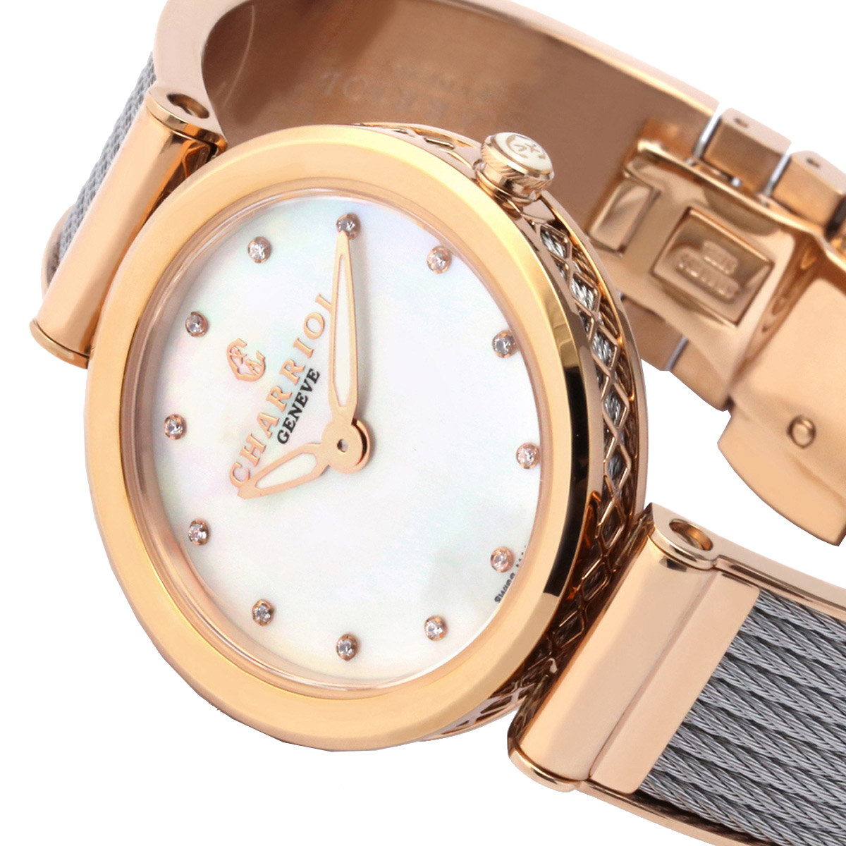 Charriol Forever Two Tone Stainless Steel Quartz Ladies Watch | Costco