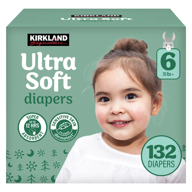 Kirkland Signature Diaper Sizes 3-7, Size Six