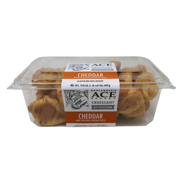 ACE BAKERY CHEDDAR CROISSANTS 20CT 19.8 OZ (1.23LBS)