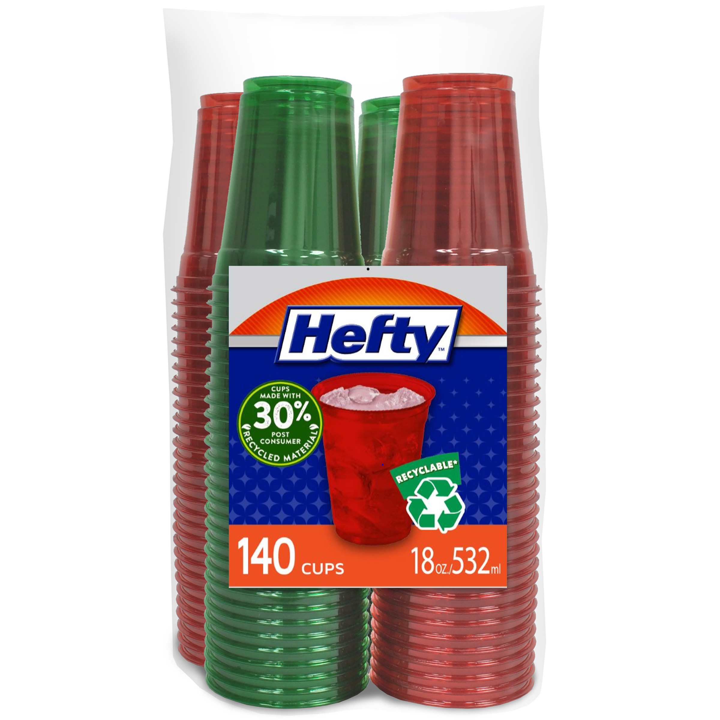 Hefty Party Cups, 18-oz, 140-count