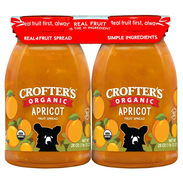 ORG APRICOT SPREAD 2/28OZ CROFTERS P360 T10XH6