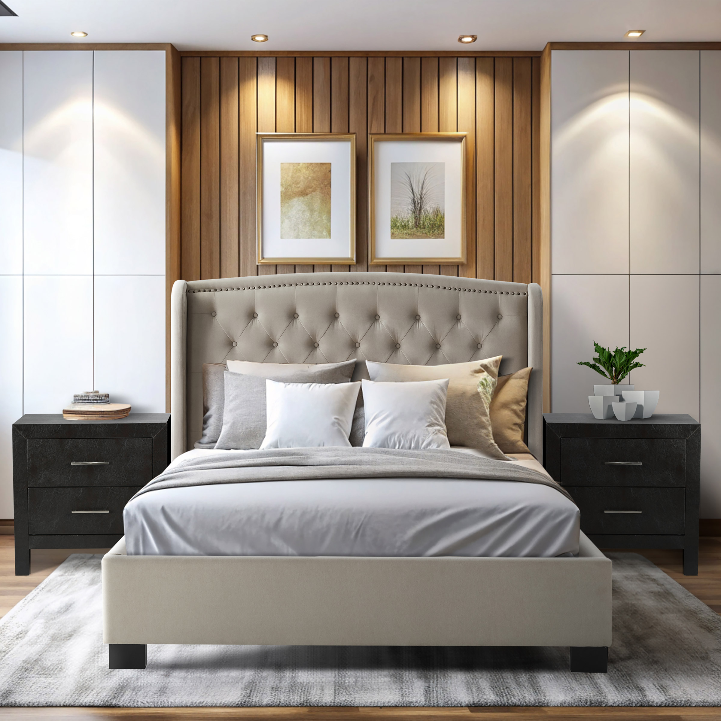 Sealy Luna Upholstered Bed