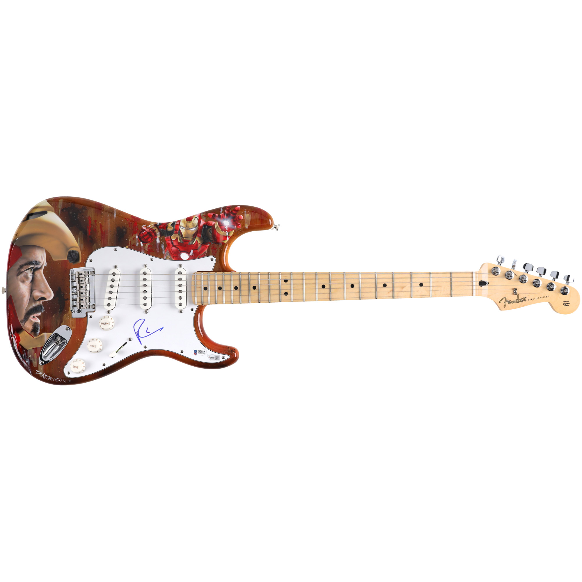 Robert Downey Jr. Iron Man Autographed Fender Stratocaster