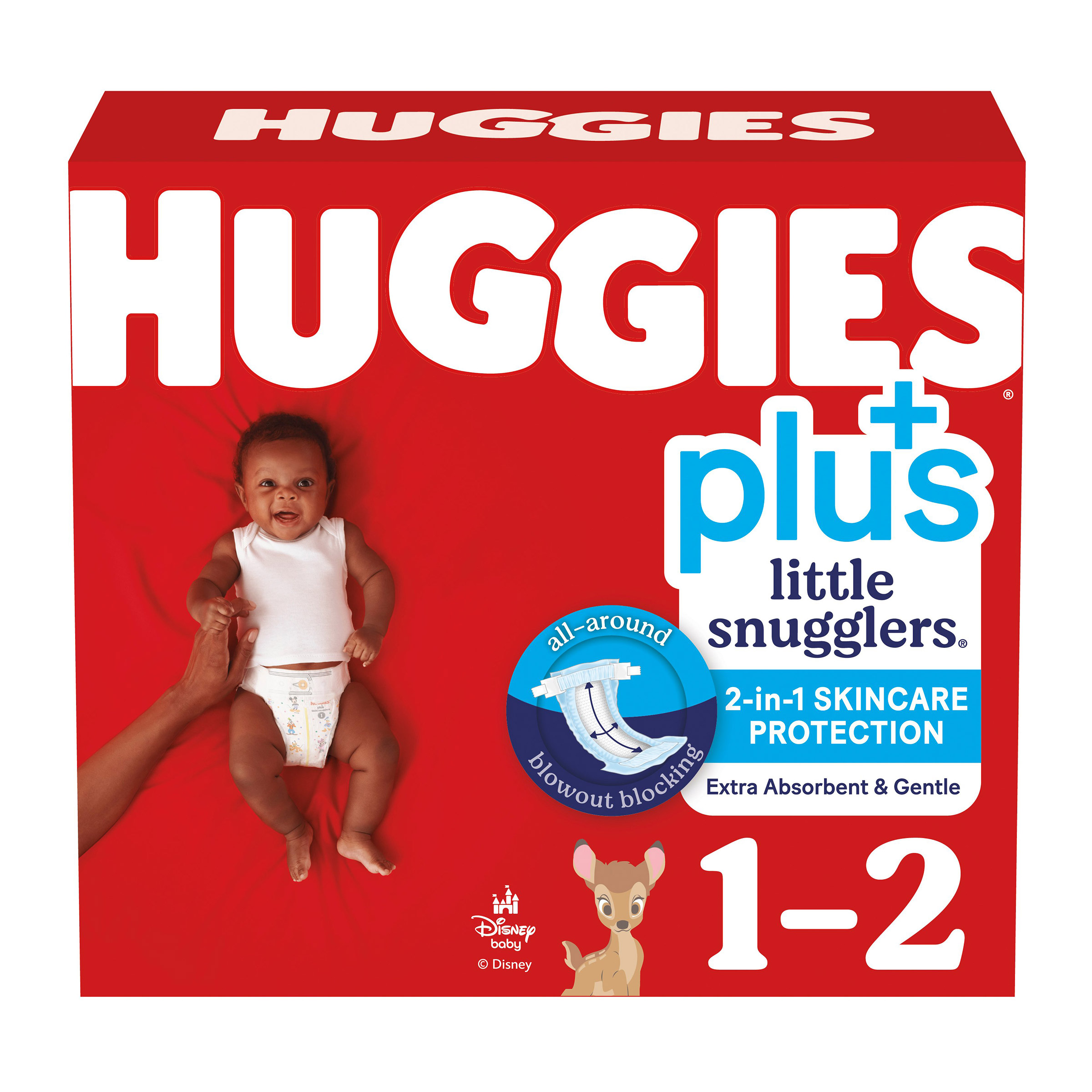 Huggies Plus Diapers Sizes 1 - 2