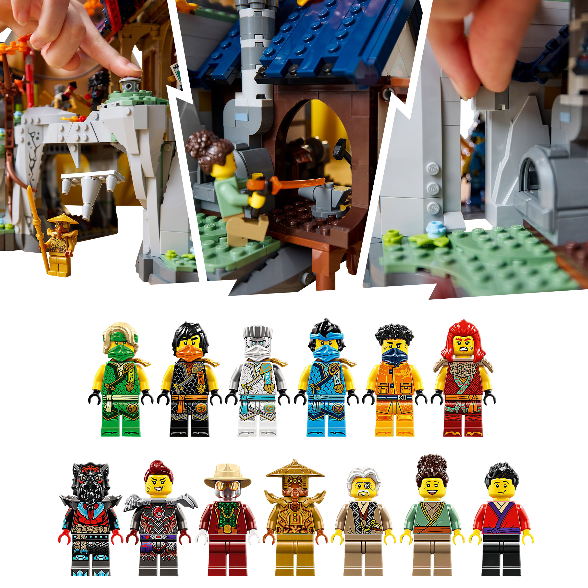 LEGO NINJAGO Tournament Temple City 71814 with Bonus LEGO Creator