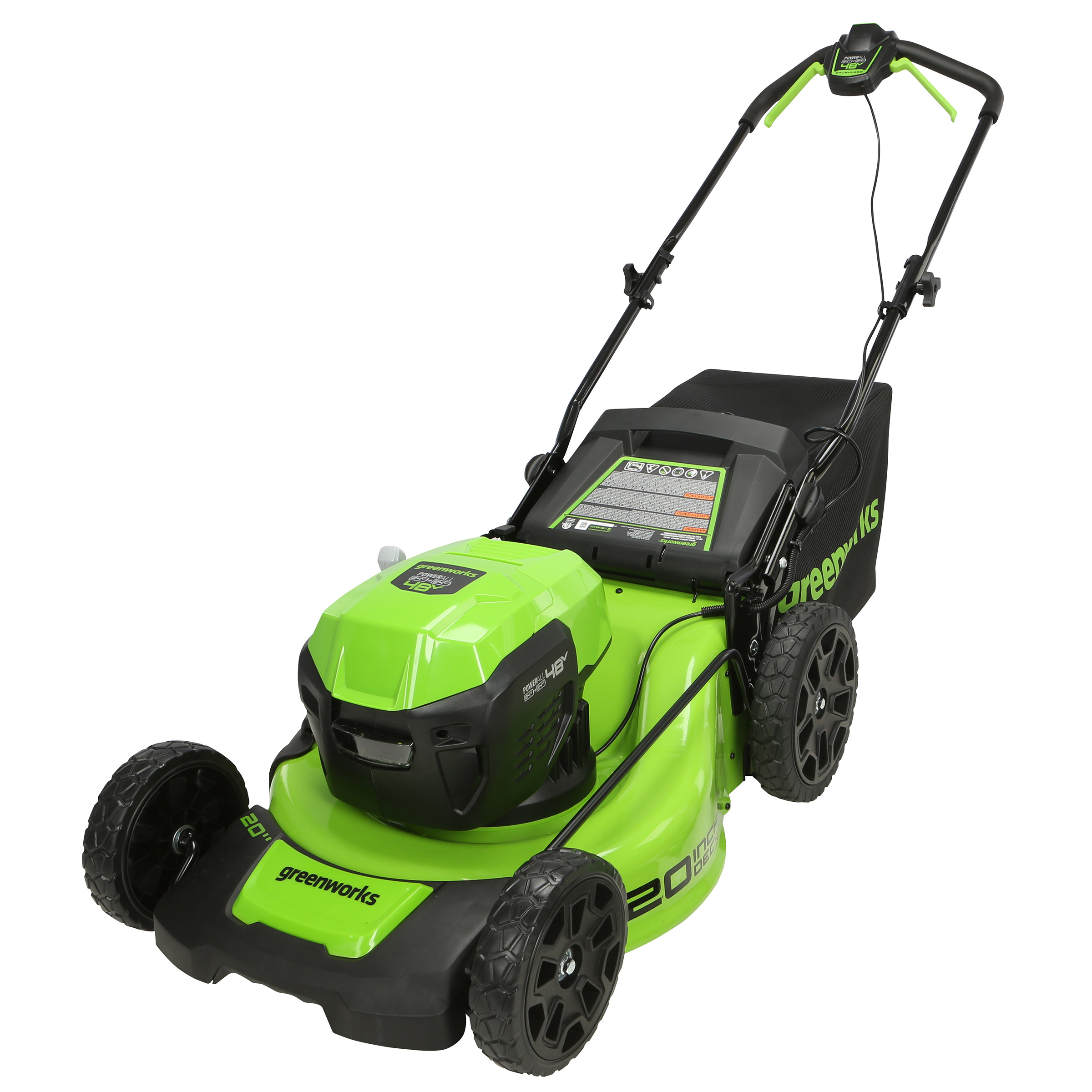 Greenworks 48V (2x24V) Lawn Mower & String Trimmer & Blower Combo