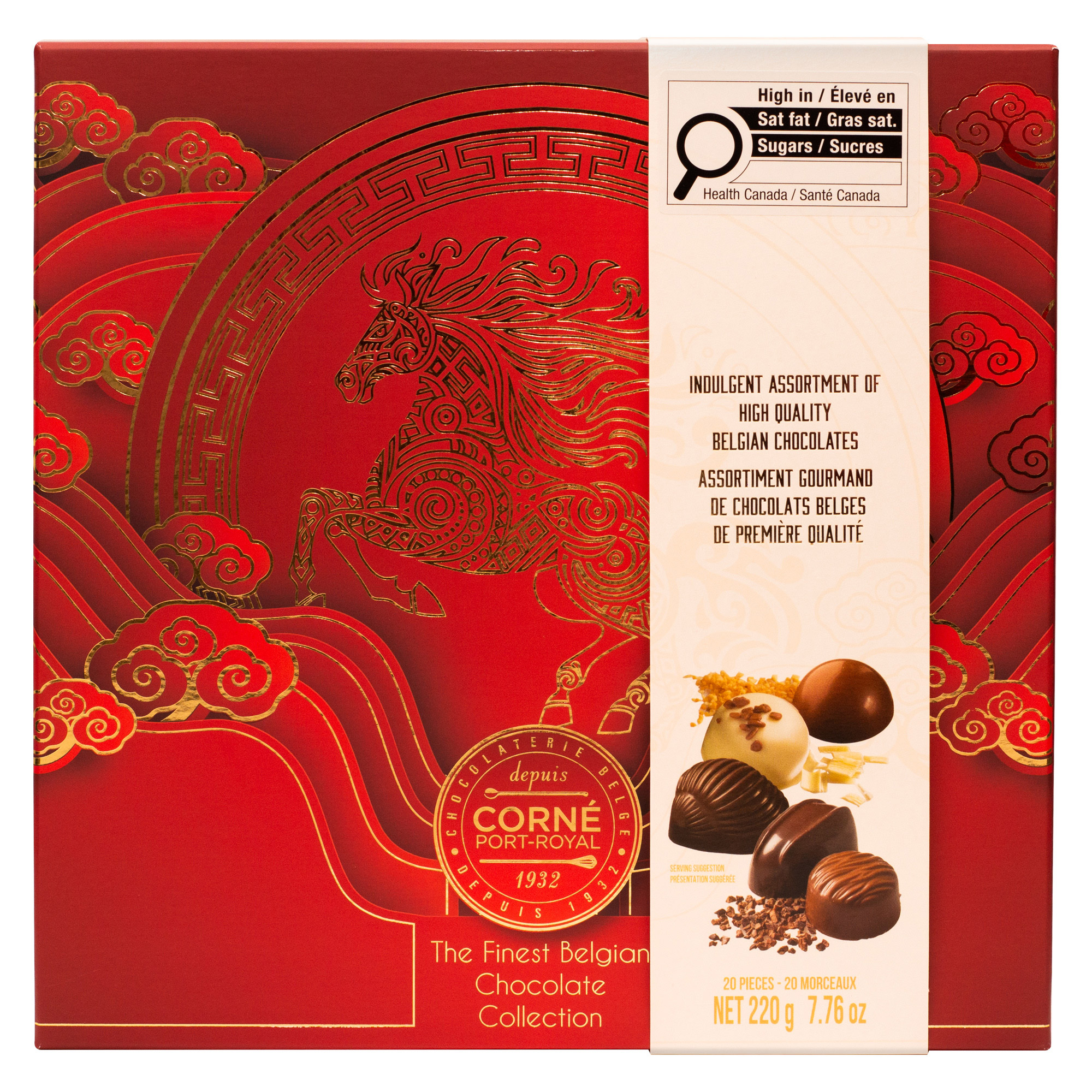 Corné Port - Royal Lunar New Year Belgian Chocolate Collection, 220 g ...