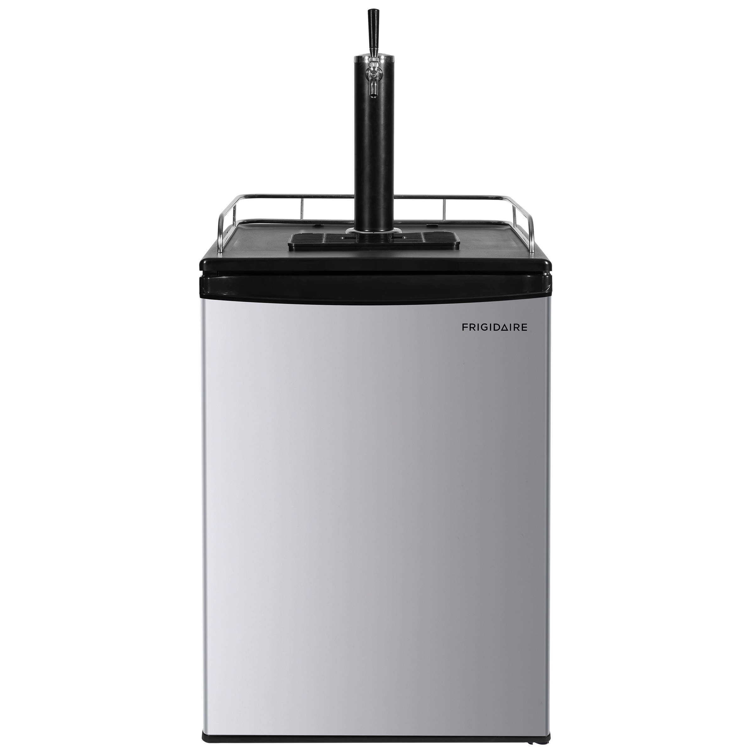 Frigidaire 20.60 in. 5.4 cu ft. Stainless Steel Compact Freestanding Keg Cooler