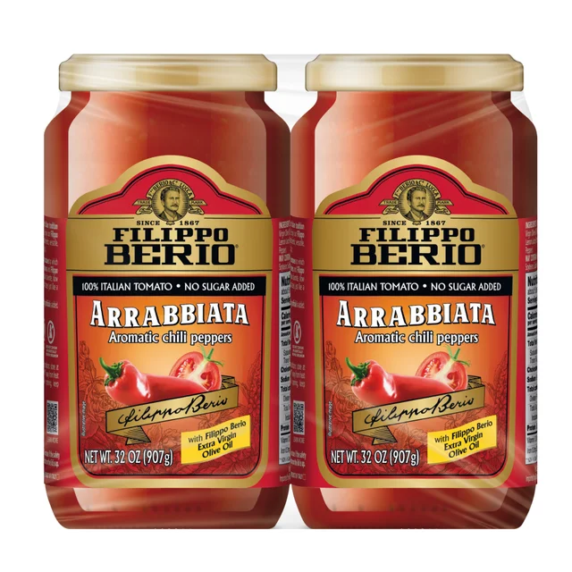 FILIPPO BERIO ARRABBIATA PASTA SAUCE 2/32 OZ (4 LBS)