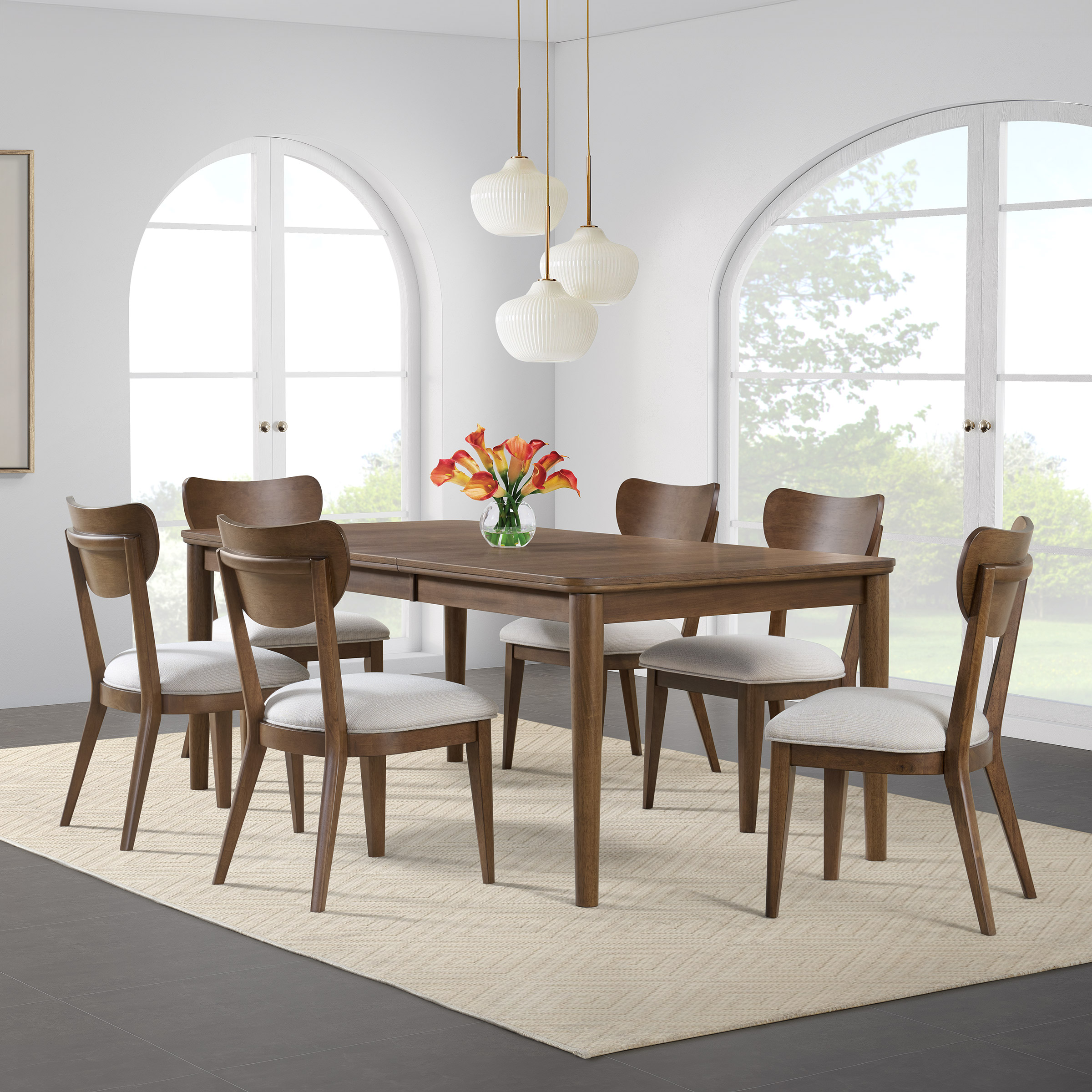 Bayside Furnishings Parker 7-piece Dining Room Set
