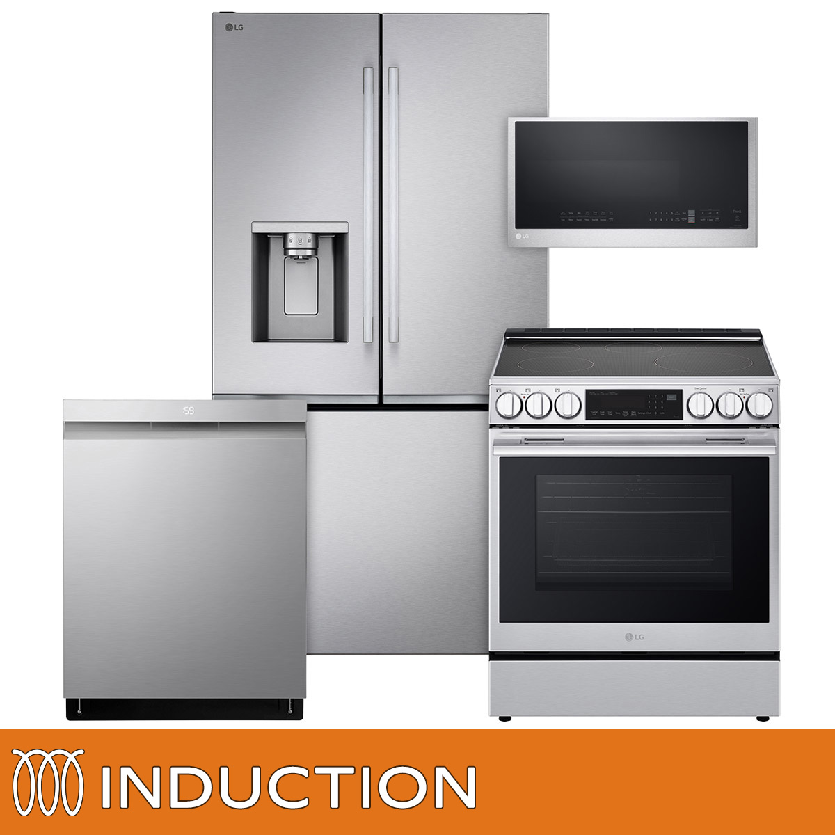 Haier 4-piece ELECTRIC Kitchen Package with 16.8 Cu. Ft. Counter