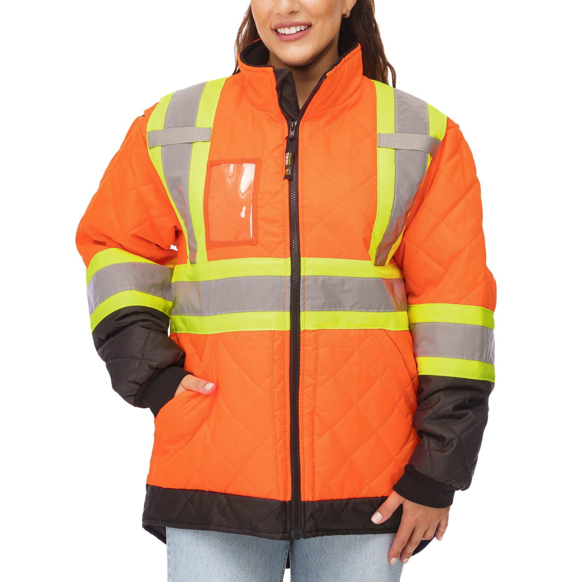 Holmes Workwear High-visibility Quilted Freezer Jacket | Costco