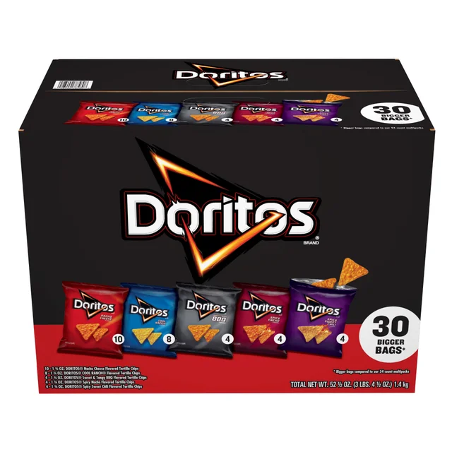 FRITO LAY DORITOS MIX 30 COUNT 1.75 OUNCE EA