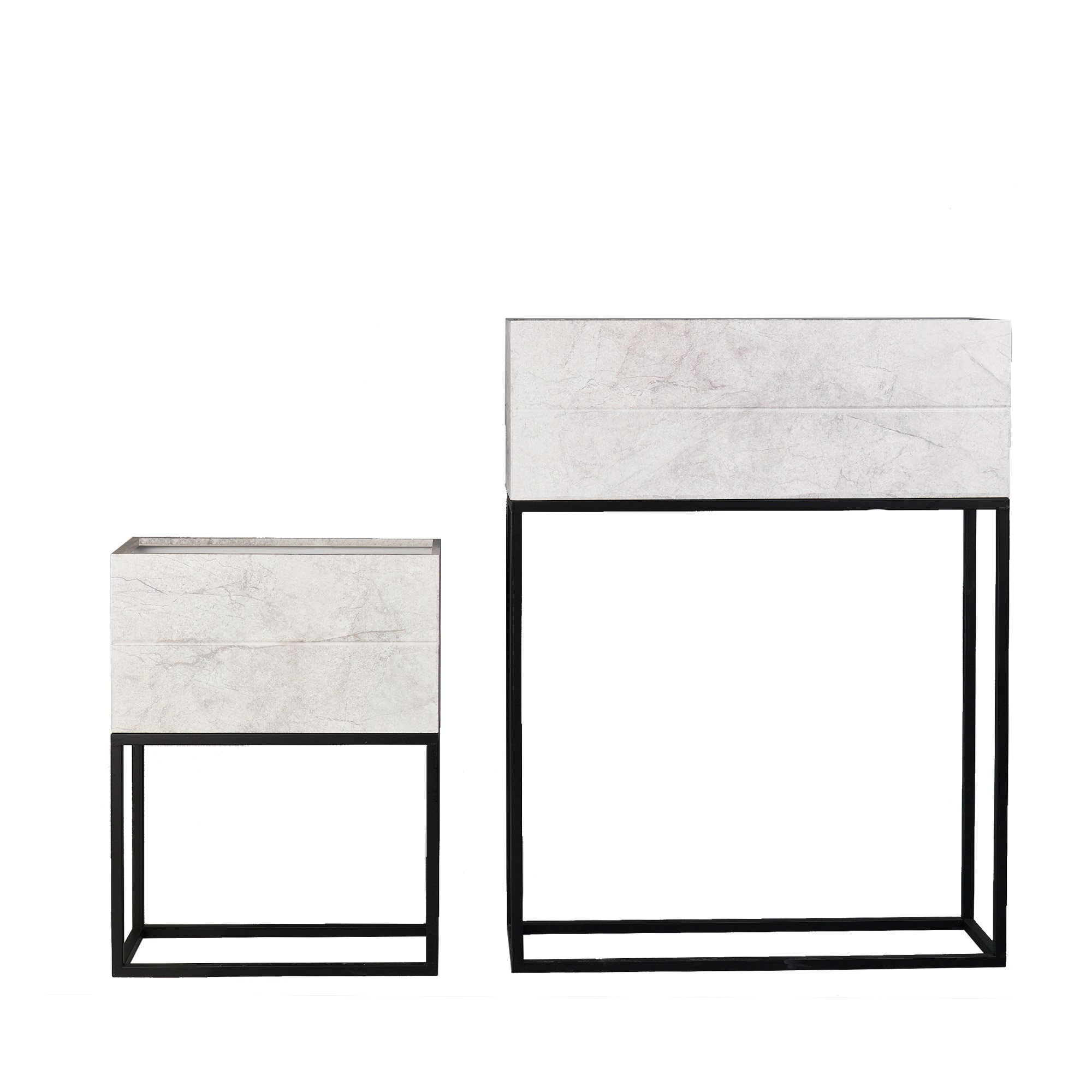 Metal Planters, 2-pack 