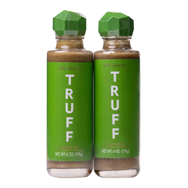 TRUFF JALAP/LIME HOT SAUCE 2- 6 OUNCE BOTTLES