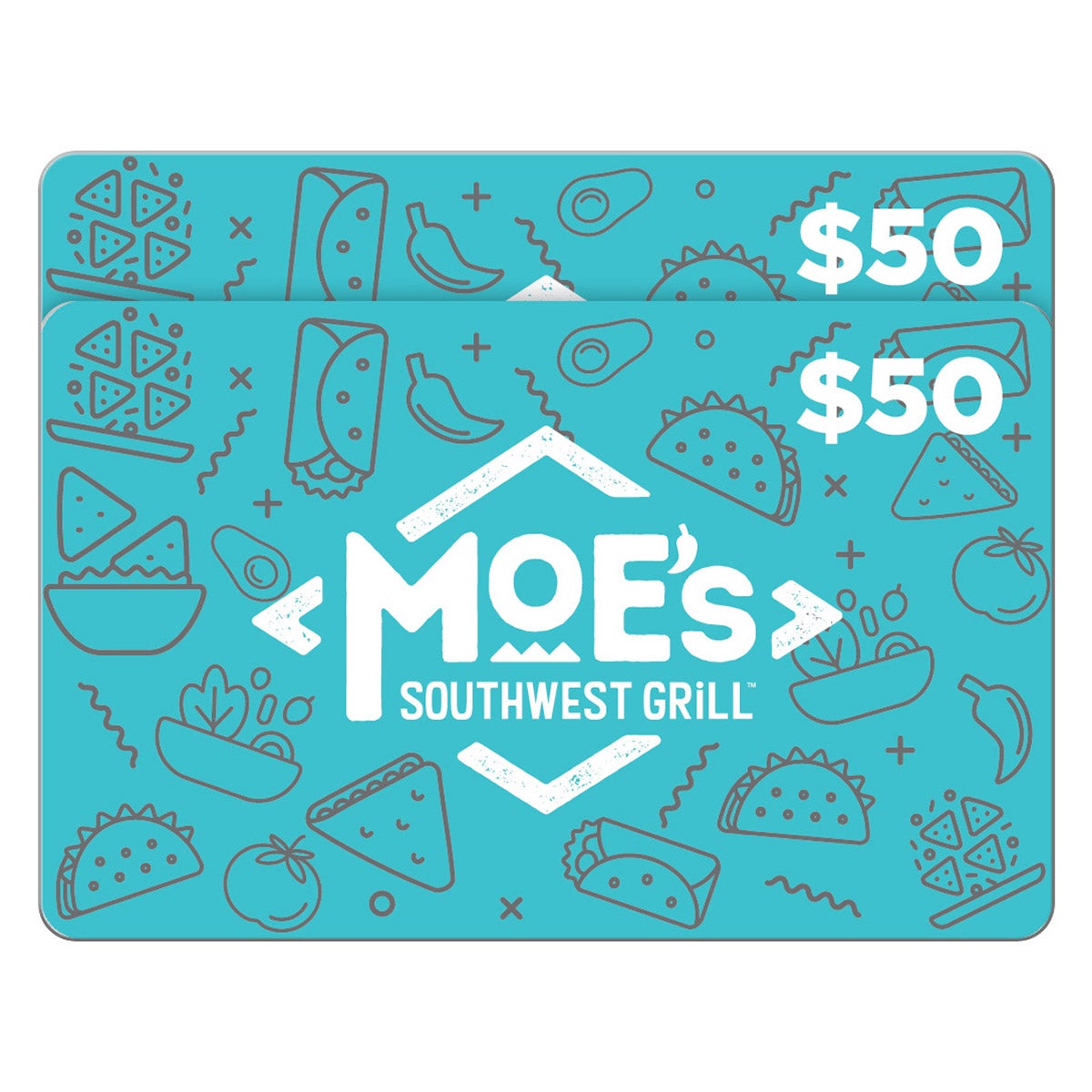 $50 Moe's Southwest Grill Cards