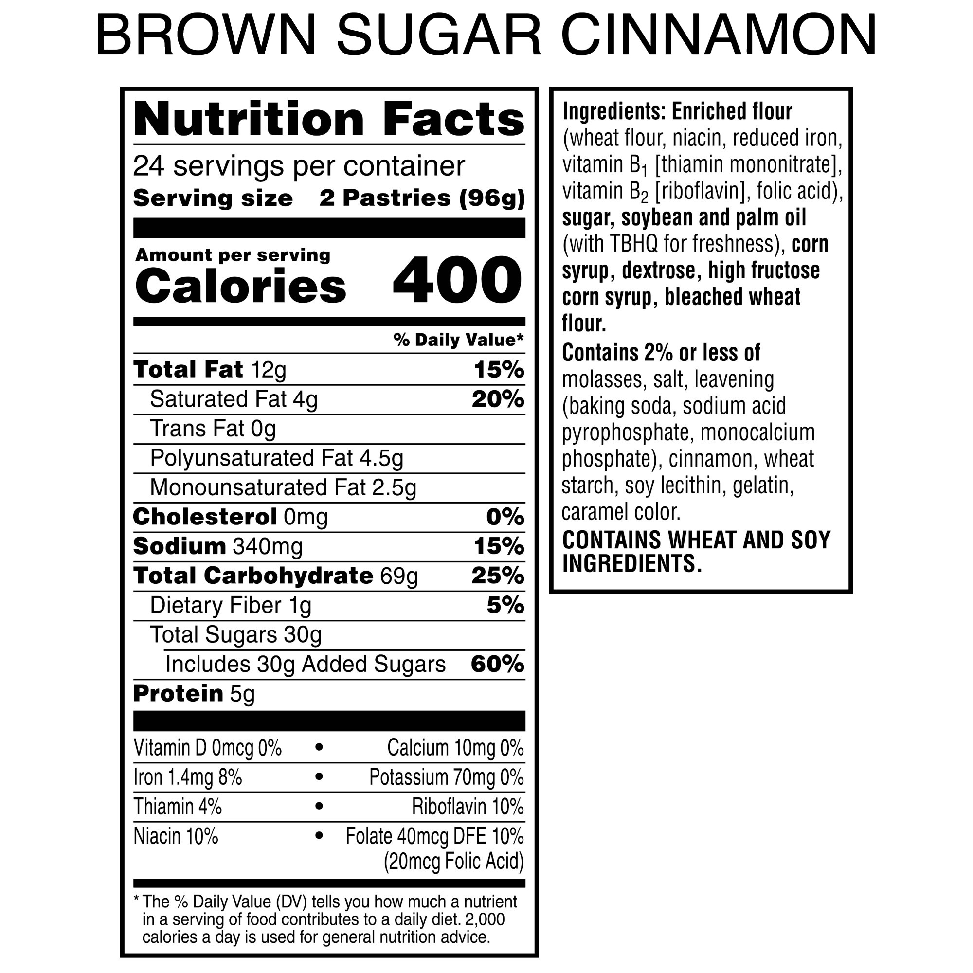 Pop-Tarts, Frosted Brown Sugar Cinnamon, 48-count