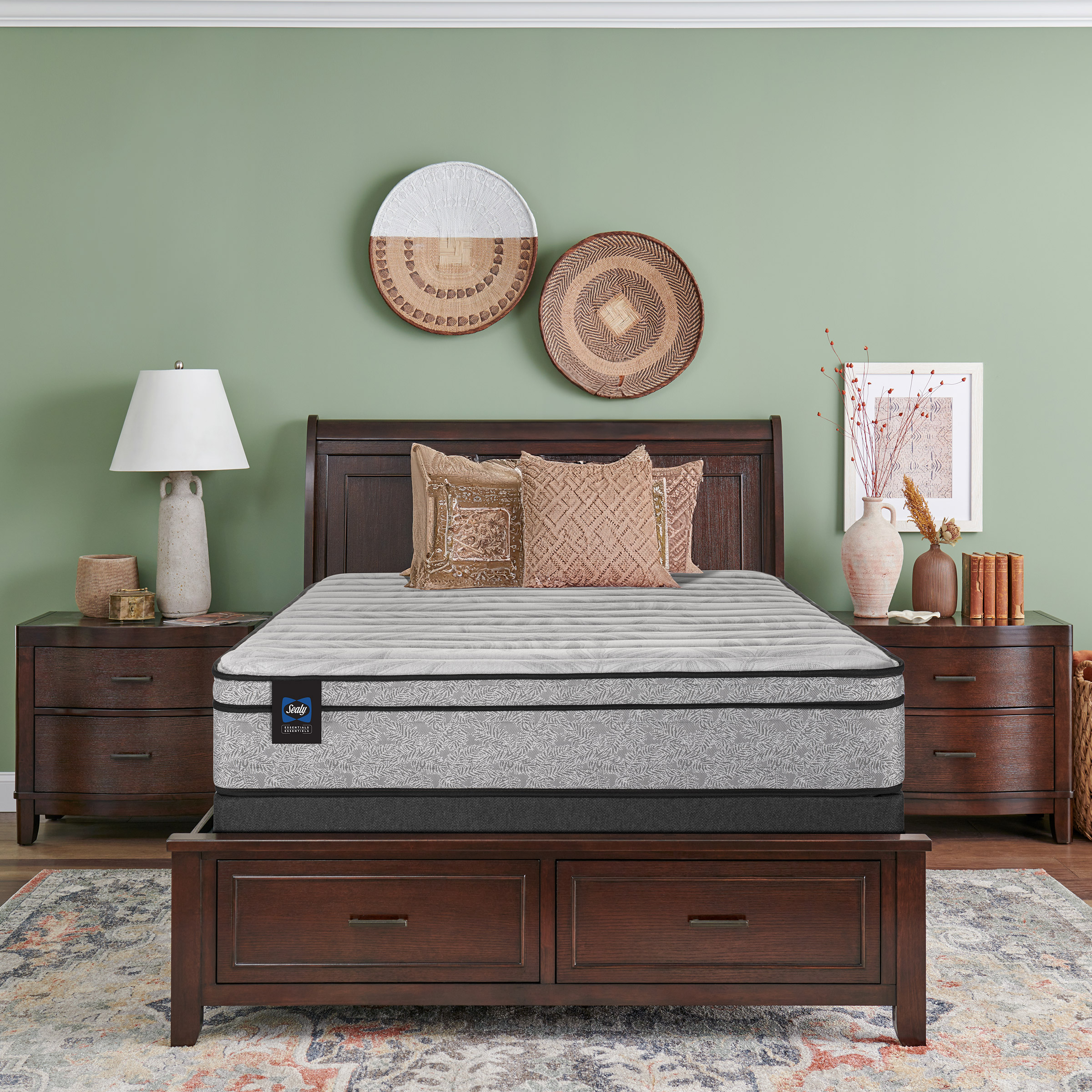 Sealy Essentials Annie Firm Mattress or Set