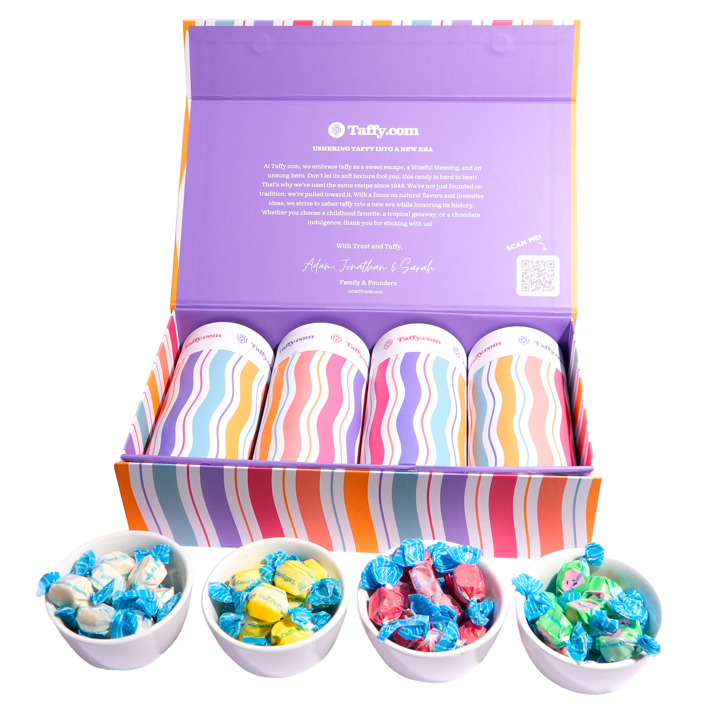 G.O.A.T. FOODS Taffy.com Assortment  4-Pack  48 oz. Total