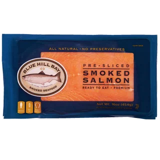 Blue Hill Bay Pre-Sliced Smoked Salmon, 16 oz