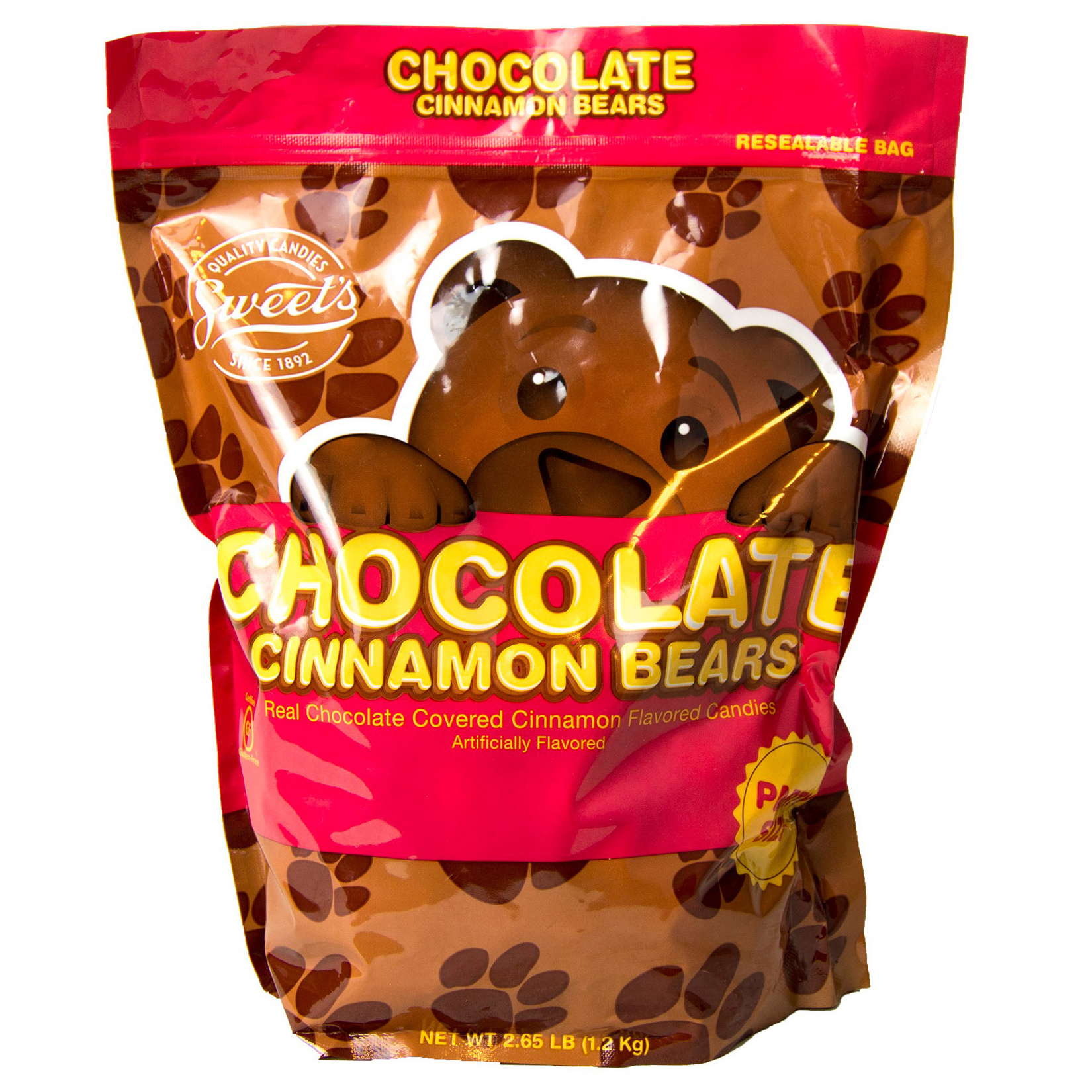 Sweet’s Chocolate Cinnamon Bears, 2.65 lbs