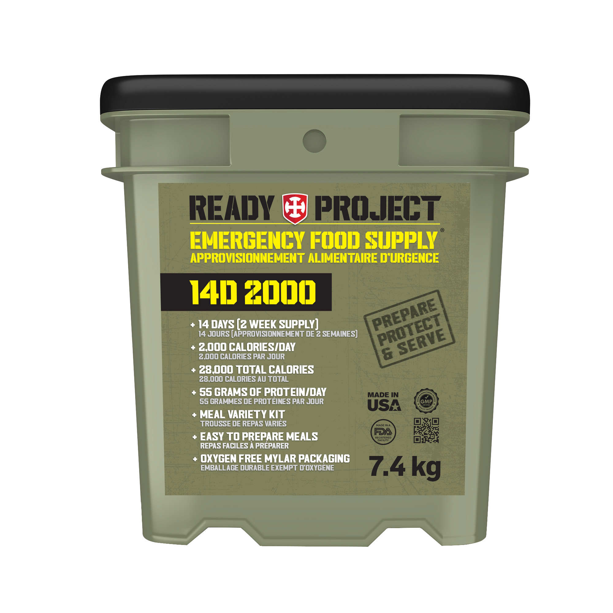 Ready Project Emergency 14 Day Food Supply