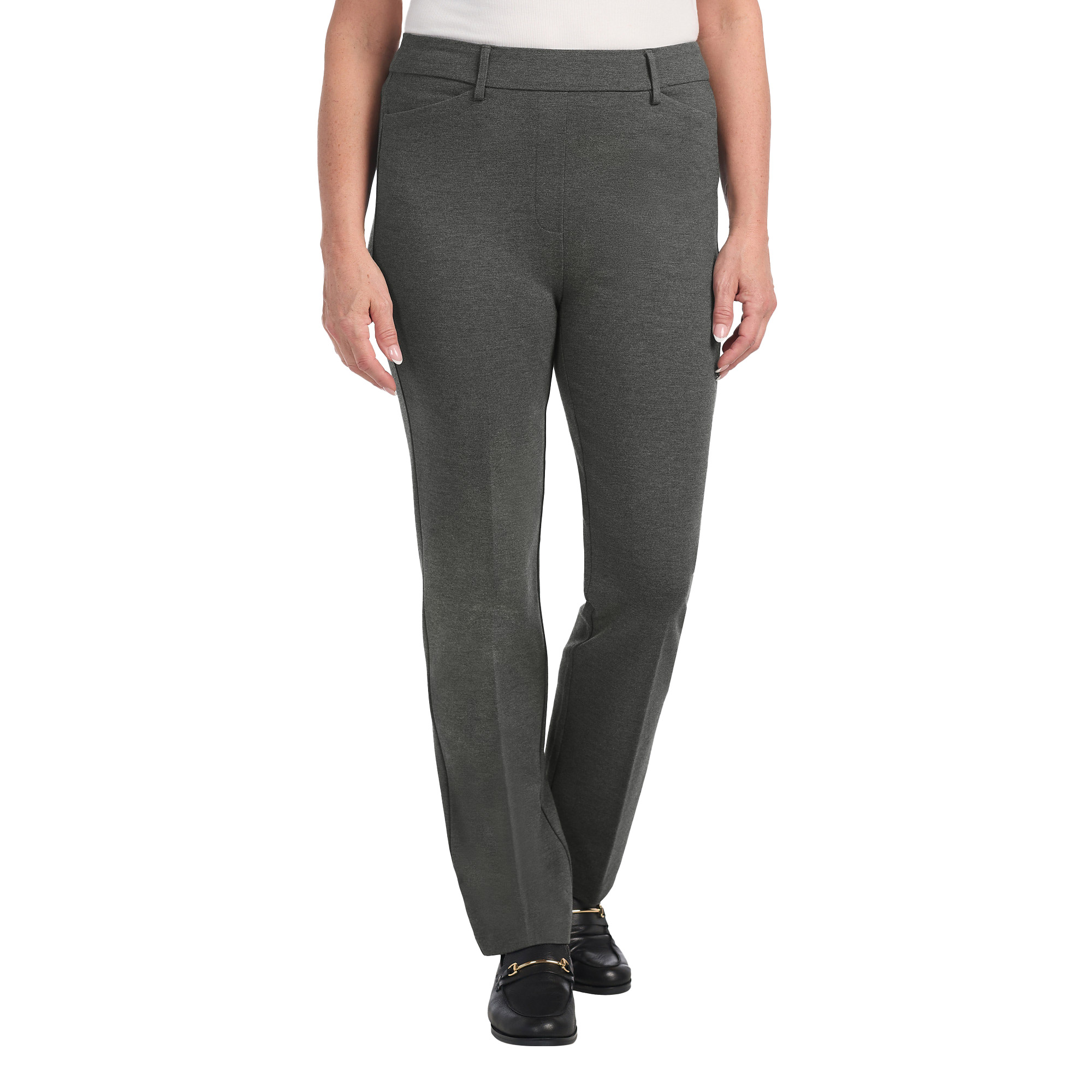 Dalia Women's Pull on Straight Leg Ponte Pant