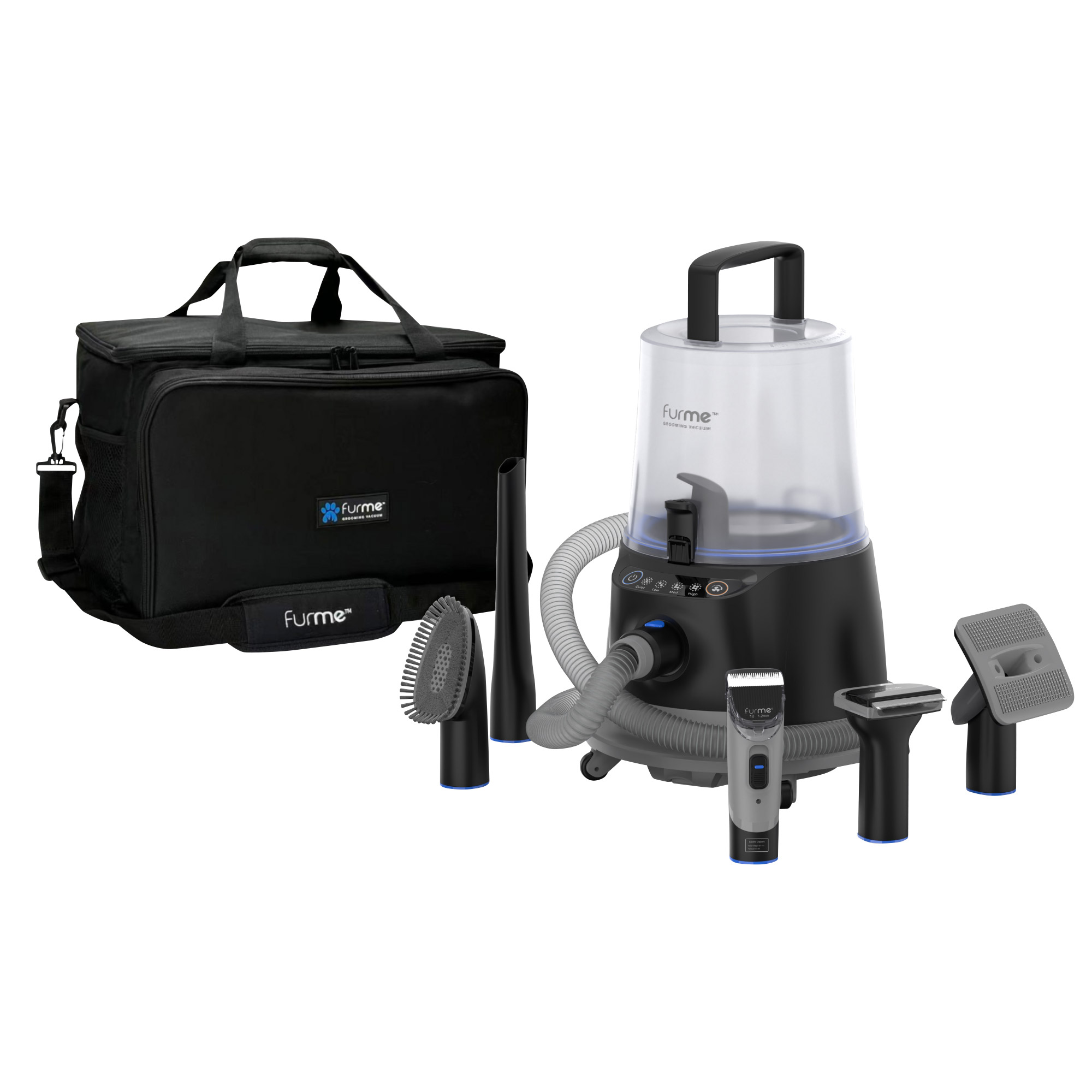 FurMe Ultra Pet Grooming Vacuum Kit with Carrying Case | Costco